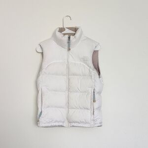 The North Face Womens White 2007 Retro Nuptse 700 Goose Down Puffer Vest Size XS